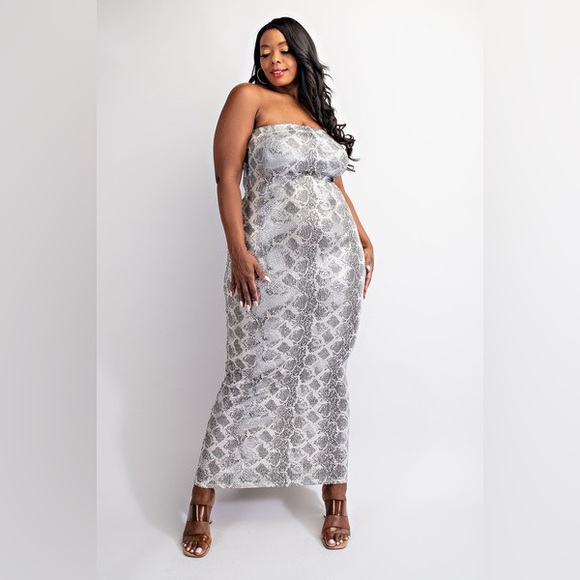 plus size silver sequin maxi dress Plus Size Dress Style #28988